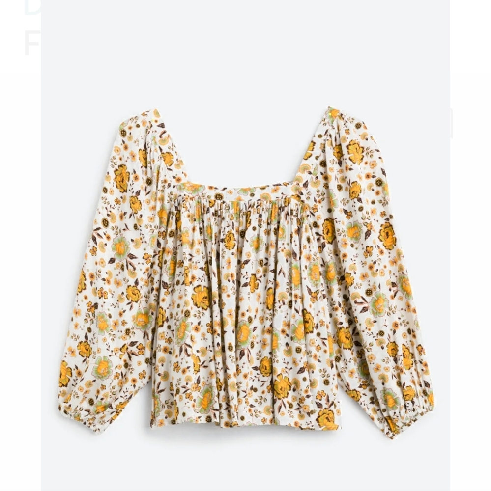 Ladies flowered blouse